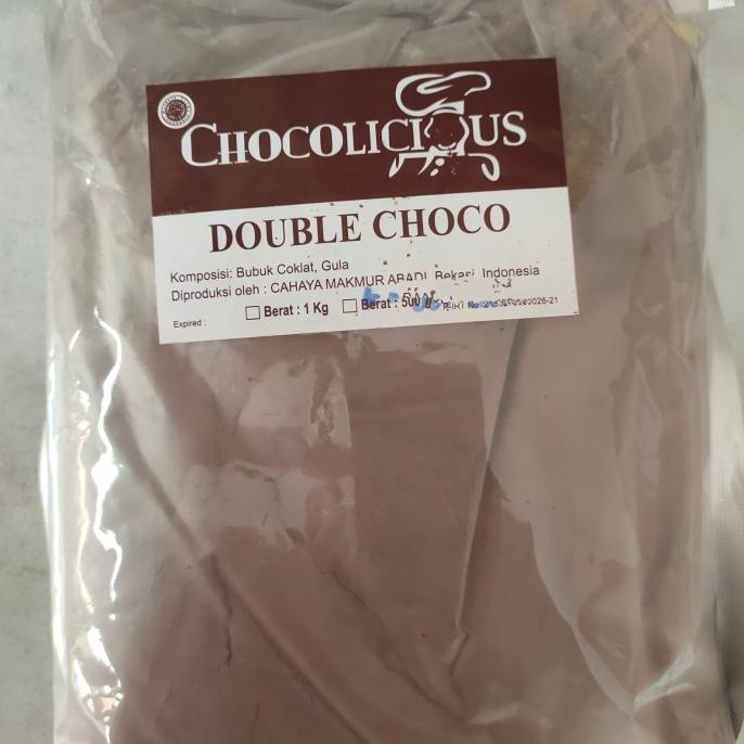 

BUBUK COKLAT DOUBLE CHOCO CHOCOLISIUS 1 KG stor02