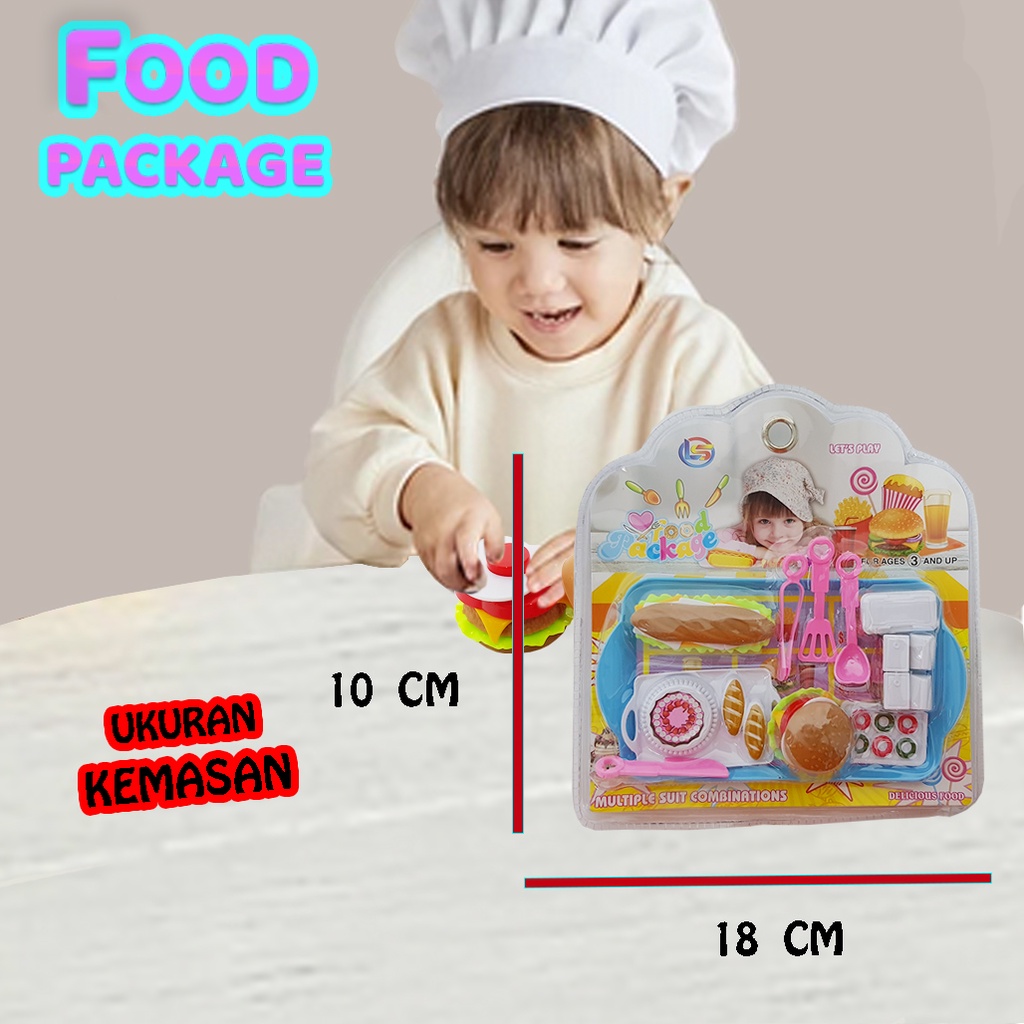 Mainan Masak-Masakan/ Food Package Toys LF45 JSP