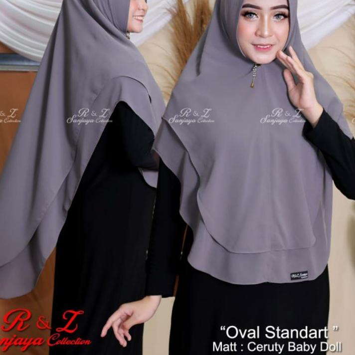 ➪ KHIMAR CERUTY 2 LAYER SABRINA JUMBO/HIJAB KHIMAR OVAL STANDAR/KERUDUNG KHIMAR INSTAN 2 LAYER SYARI