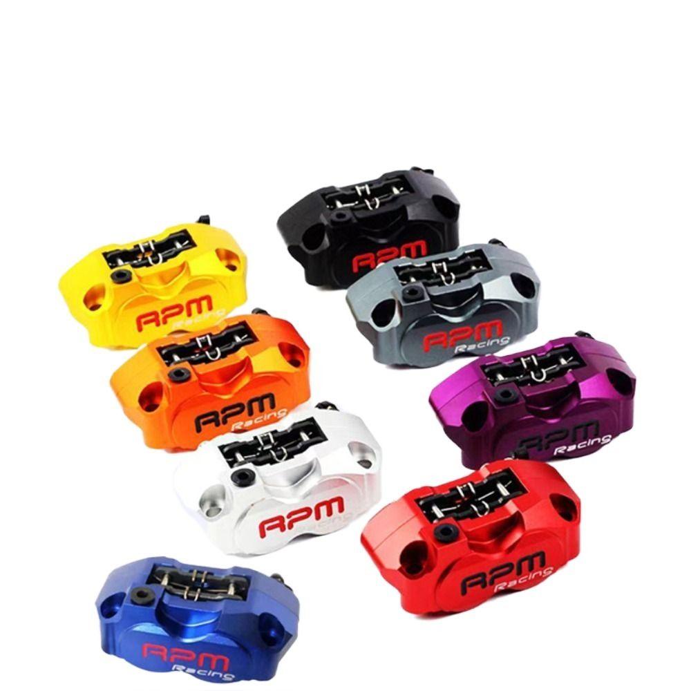 LANFY Rpm Kaliper Rem Untuk Motor Trail Modify Aluminium alloy Aksesoris Empat piston Pengganti Radial Disc Brake Caliper