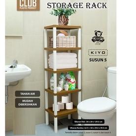 ۝ CLUB KIYORA RAK SERBAGUNA PLASTIK/ RAK POT BUNGA / RAK SEPATU / RAK DAPUR / RAK MULTIFUNGSI/ RAK K