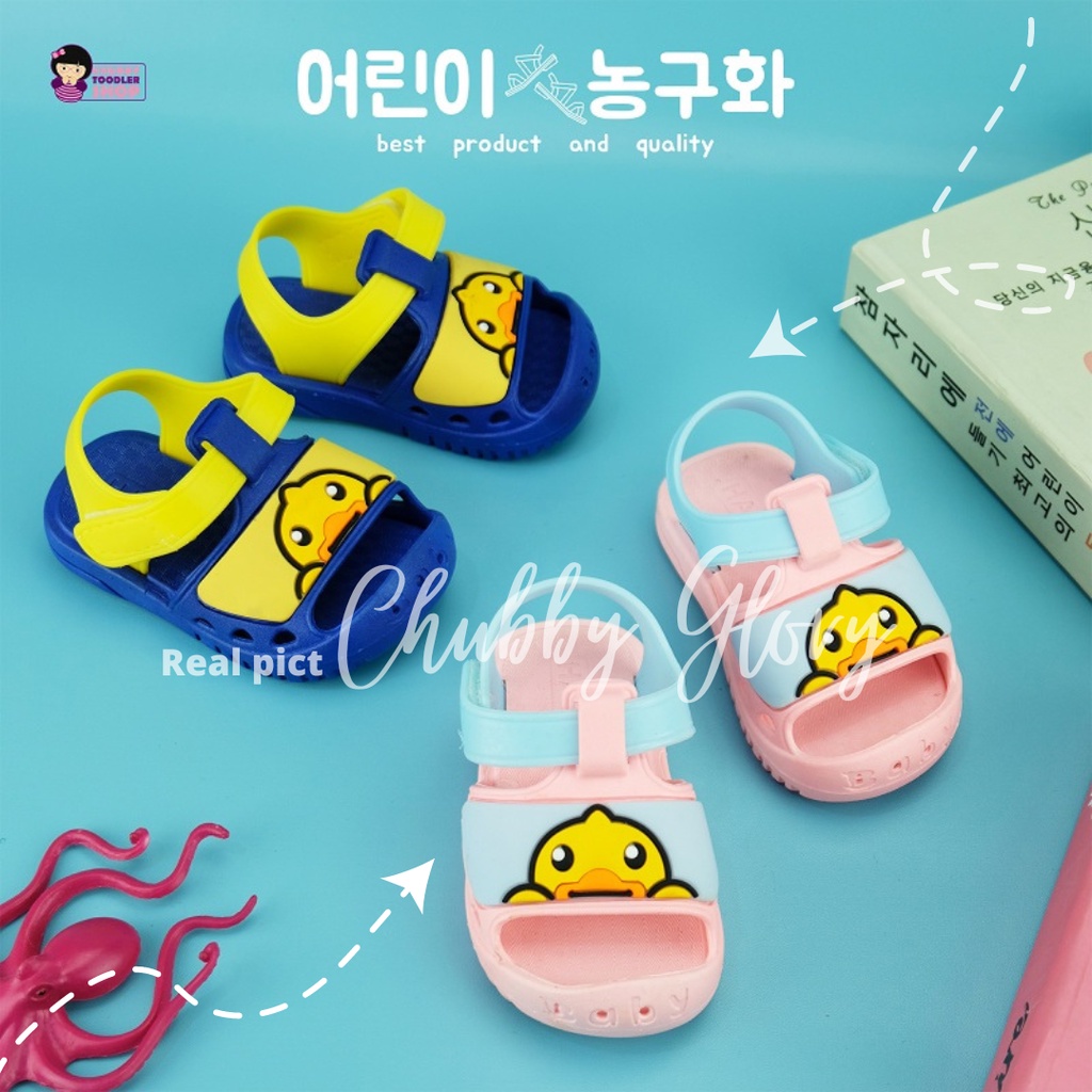 Chubby Glory SH2179  Sepatu sendal anak / sepatu sendal anak Slip on / sepatu sendal murah karakter duck Sendal Anak Import sepatu sendal anak balita termurah