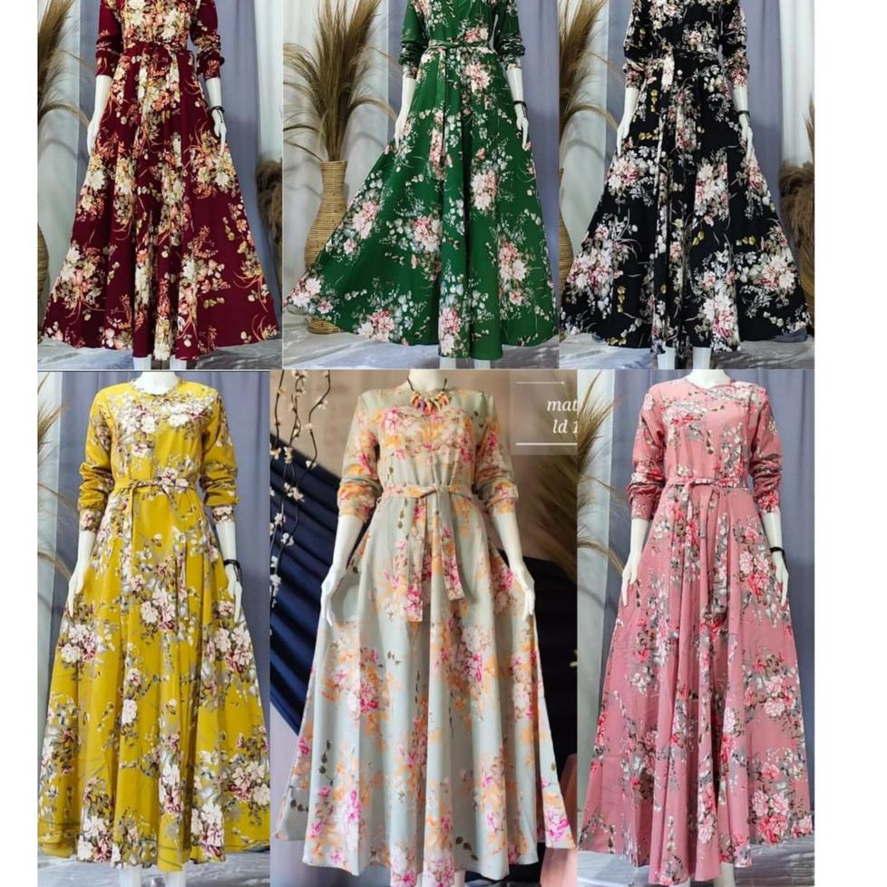 Paling Diminati PROMO GAMIS MONALISA PREMIUM KLOK 4 METER MOTIF BANGKOK