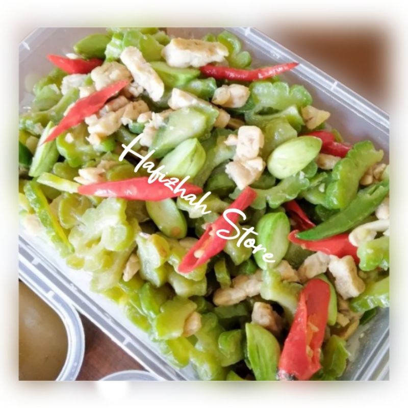 

Tumis Pare Teri/Tempe