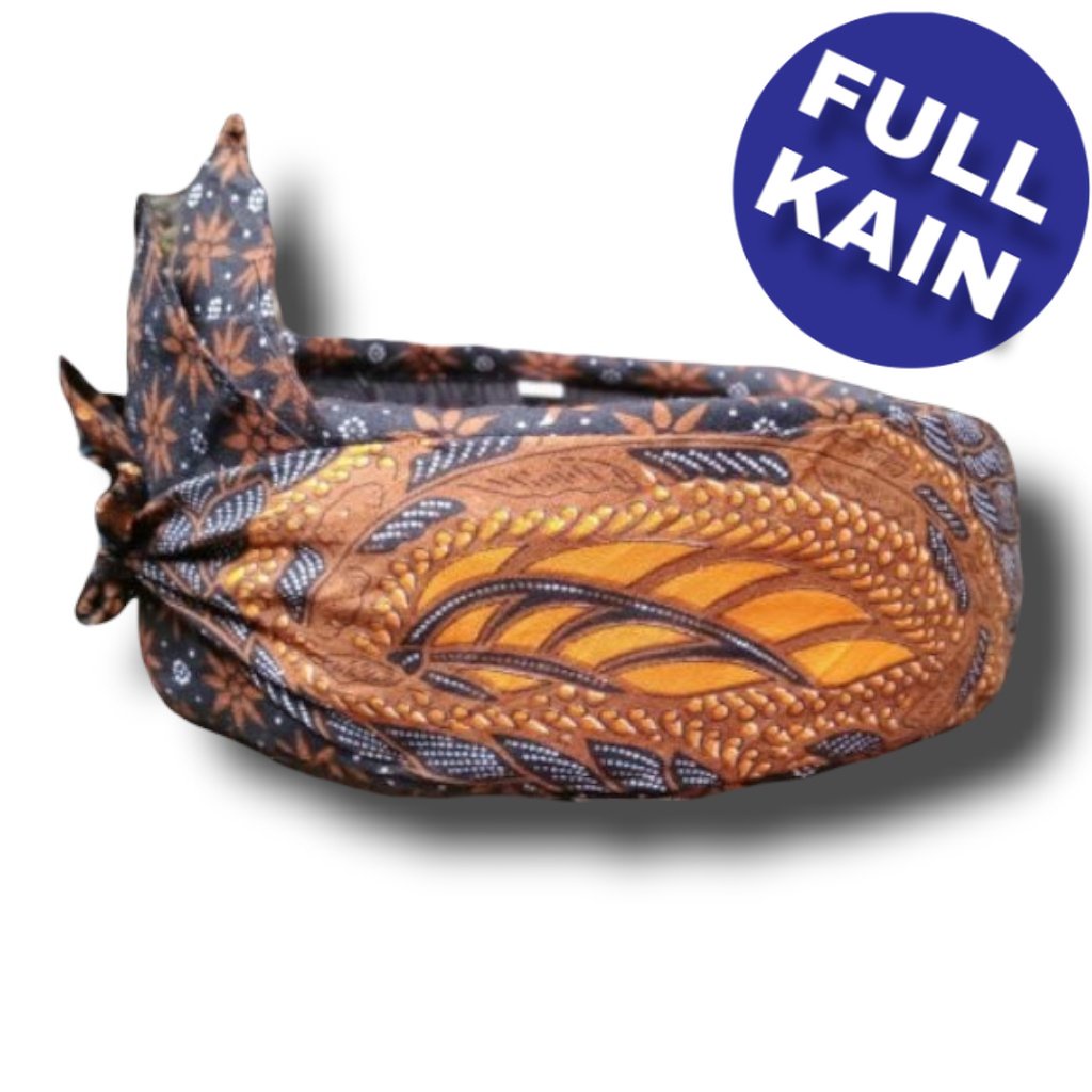 iket makutawangsa FULL KAIN praktis batik tapak kebo - iket sunda - totopong - bendo permanen Iket s