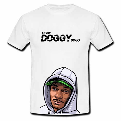 Kaos Snoop Dogg Rap Tshirt Cotton Casual