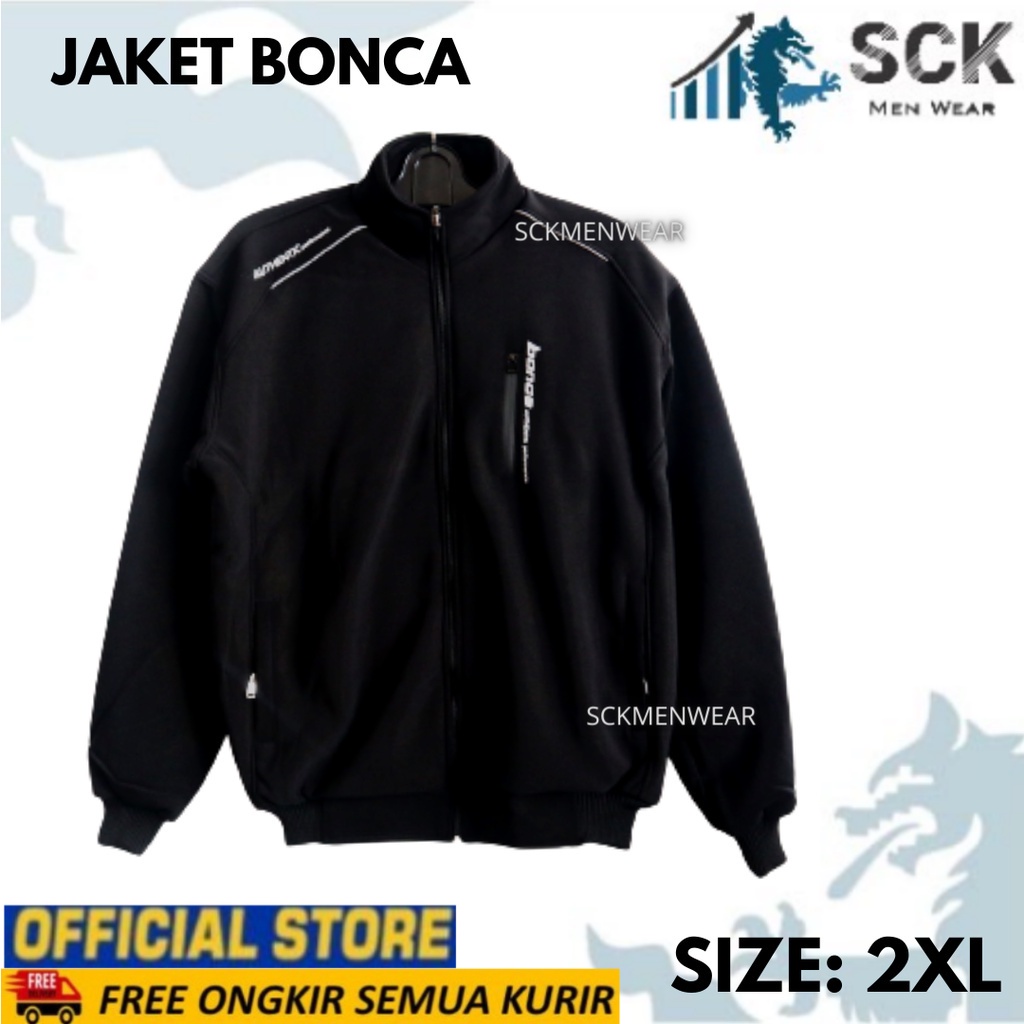 Jaket BONCA Racing Anti Air JUMBO (2XL) / JAKET PRIA PARASUT Motor / Perlengkapan Otomotif - sckmenwear GROSIR