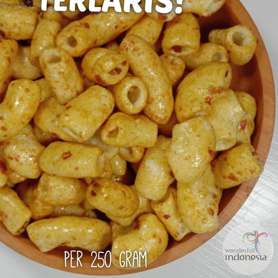 

☑ MAKARONI BUMBU RUJAK PEDAS MANIS 1 KG / MAKRONI RUJAK / MACARONI RUJAK / ➩