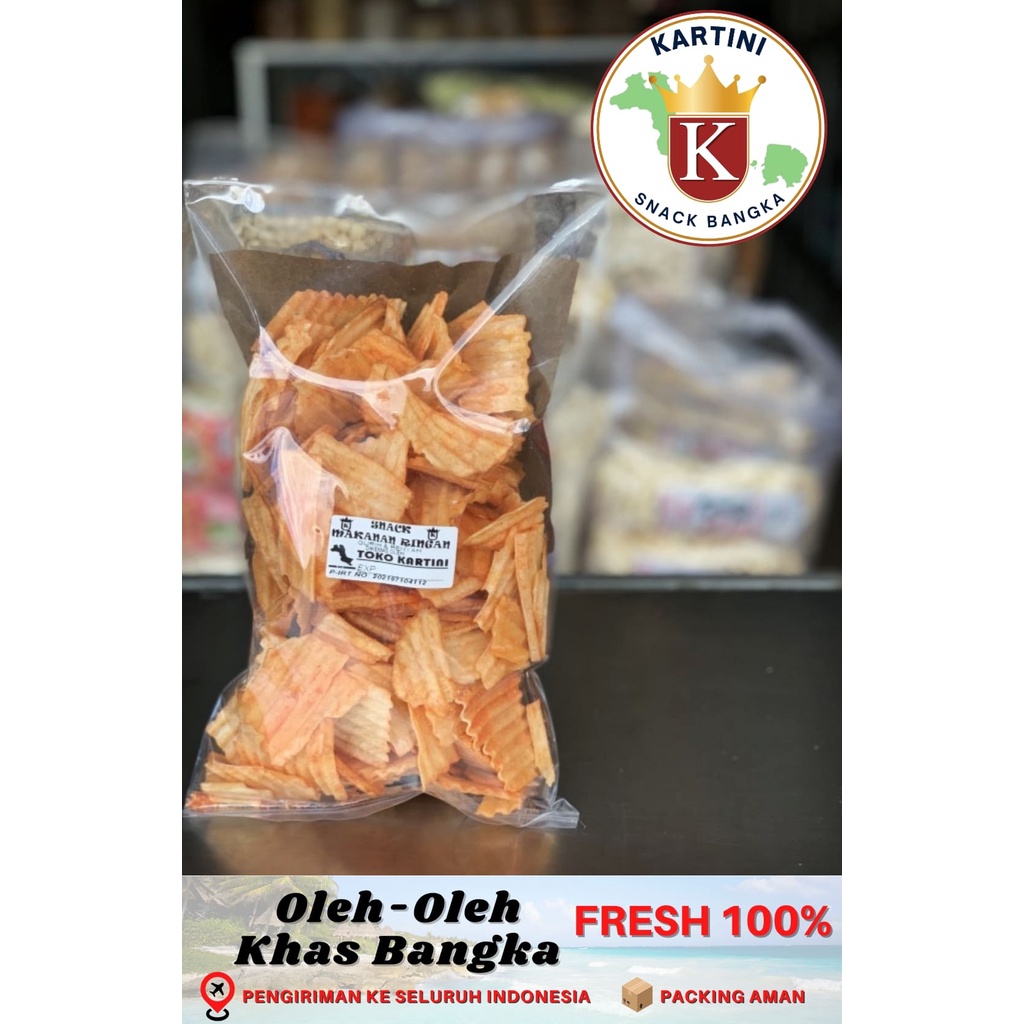 

Keripik Balado / Keripik Genteng Balado 250gr