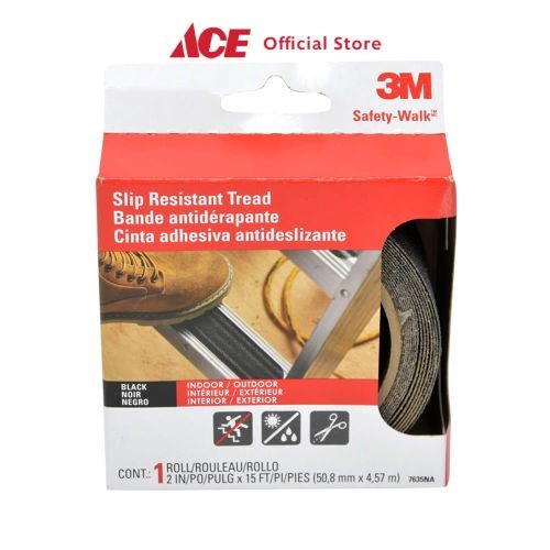 

Terlaris Ace - 3M Safety Walk Hard Grit 5 Cmx4.5 Mtr - Hitam