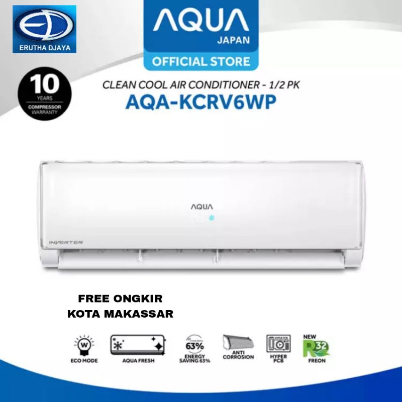 ac aqua 1/2 pk inverter aqua fresh aqakcrv6wp
