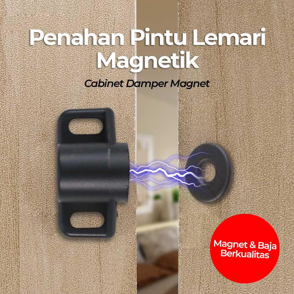 (BISA COD) FTIHSHP NAIERDI Penahan Pintu Lemari Magnetik Cabinet Damper Magnet - FA-03