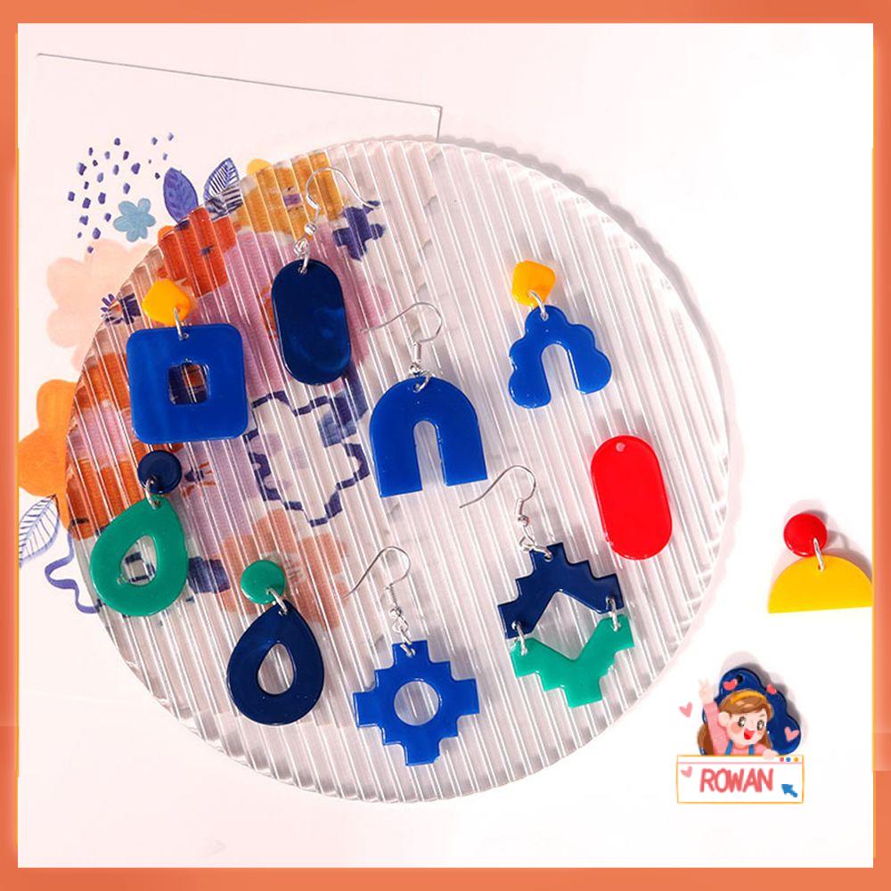 R-flower Earrings Resin Cetakan Resin Kerajinan Tangan UV Epoxy Membuat Perhiasan Alat Cetakan Silikon Kristal