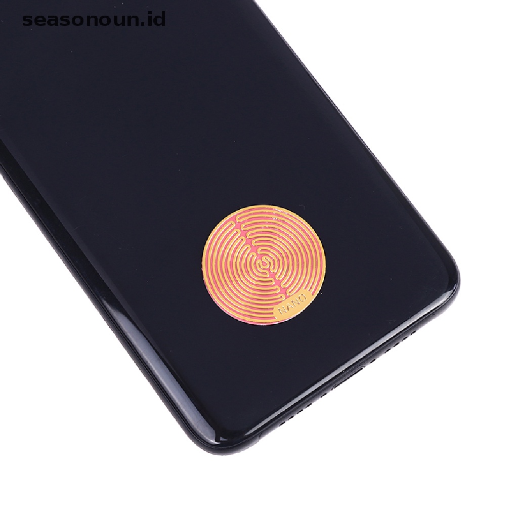 Seasonoun 1Pc Stiker Perlindungan Anti-Radiasi Perisai Handphone Untuk Semua Elektronik.