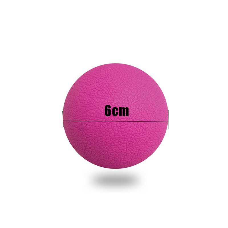 Fitness Massage Lacrosse Ball Relax Relieve Gym Training 6CM Lacrosse Ball Bola Terapi Tangan Bulat Single Massage Therapy Ball Bola Terapi