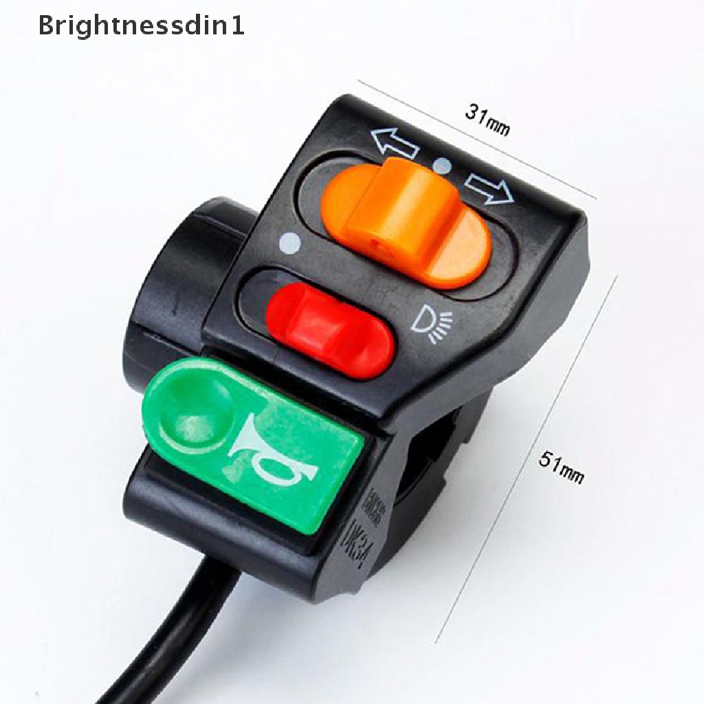 [Brightnessdin1] Stang Motor 7per8 Sein Klakson Head Light Beam Kill Switch Butik