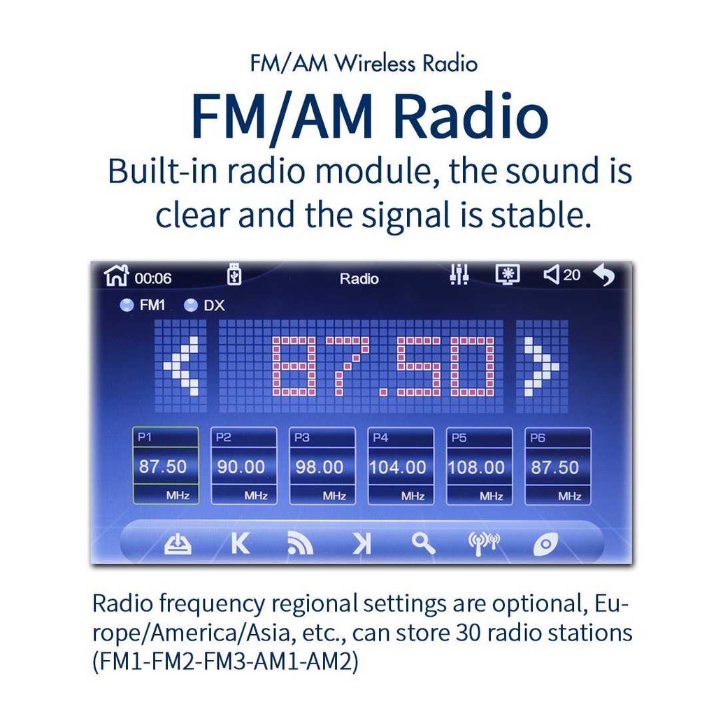 ZUIDID Head Unit CarPlay Double Din Bluetooth 5.1 - X2S ( Mughnii )