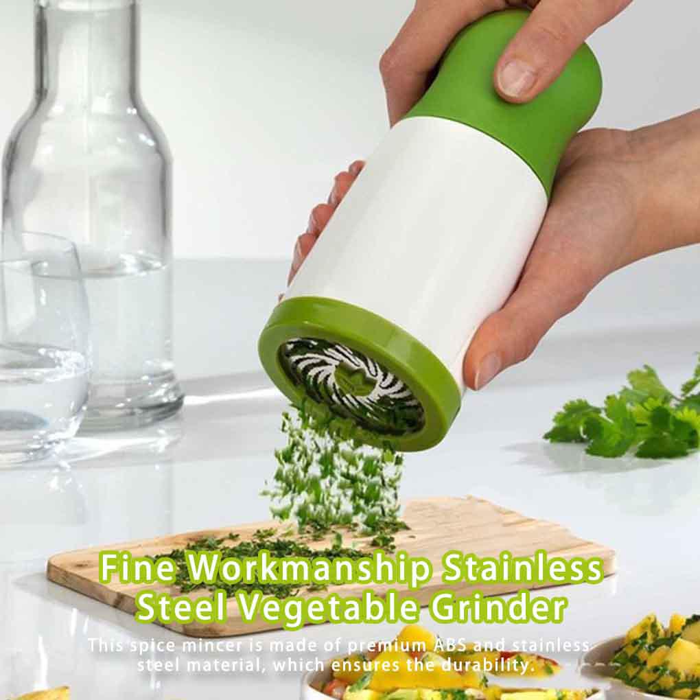 Spice Mincer Herb Mill Alat Penggiling Pengerjaan Chopper Stainless Steel Tahan Karat Tempat Penyimpanan Gadget Dapur