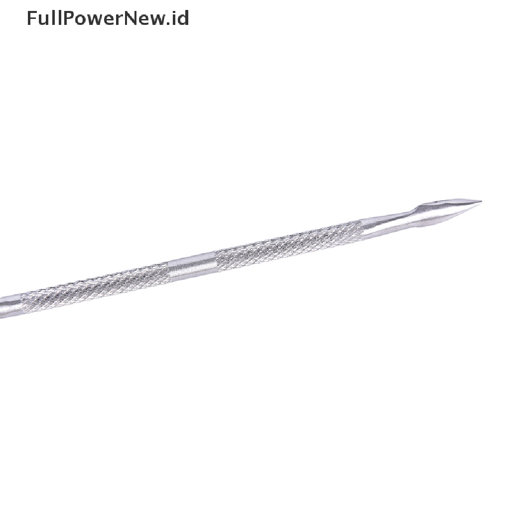 Power Stainless steel Alat Nail Art Manicure Pedicure Pendorong Kutikula Trimmer Remover ID