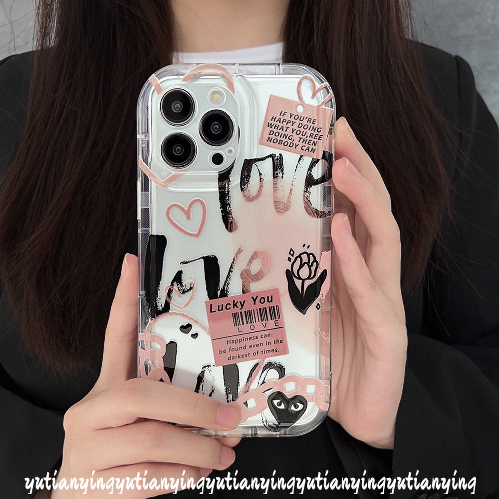 Graffiti Cinta Hati Comme des Garcons Soft Case Vivo Y12 Y91 Y12i Y30 Y20i Y21s Y15s Y15 Y11 Y02 Y22 Y17 Y21 Y22s Y33s Y20 Y35 Y20s G Y15A Y12s Y93 Y95 Y01 Y91C Y1s Y50