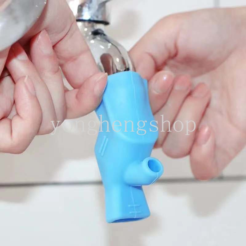 Adjustable Silicone Faucet Extender Water Tap Extension Washing Nozzle Extender Untuk Keran Wastafel Kamar Mandi Anti Percikan Air Panduan Untuk Cuci Tangan Anak