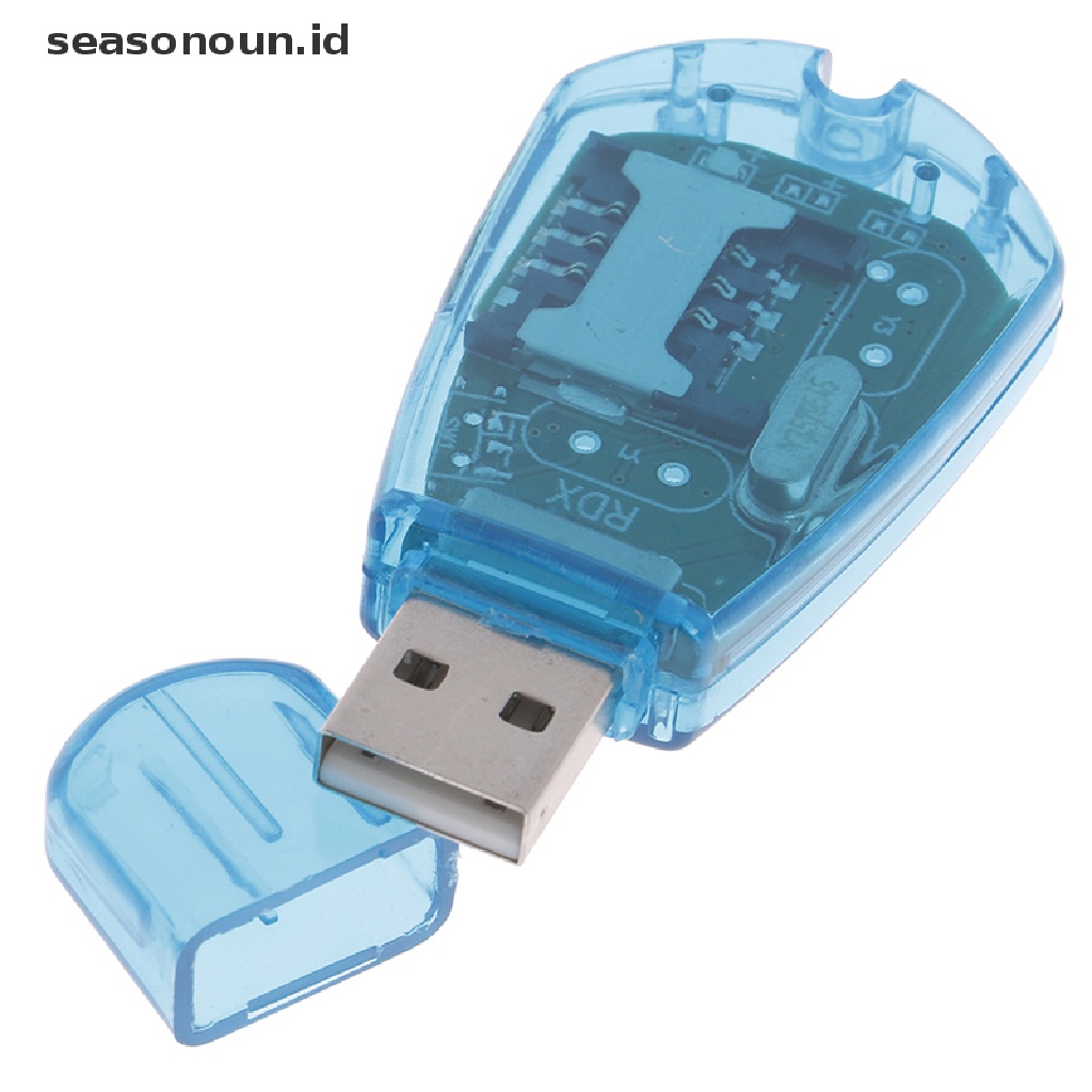 Seasonoun USB SIM Card Reader Copy/Cloner Kit SIM Card Reader GSM CDMA SMS Cadangan+CD.