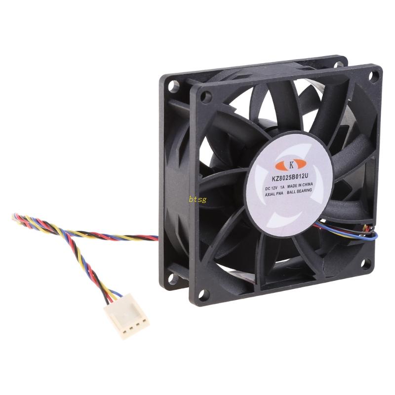 Bt KZ8025B012U 6500RPM PWM Cooler Fan Radiator Sasis 80x80mm Untuk Komputer Desktop