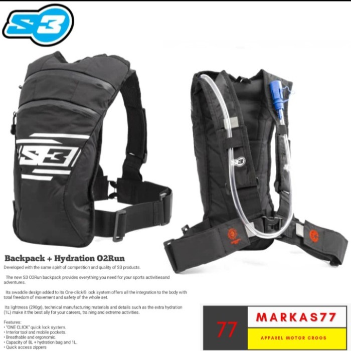 

⭐BISA COD⭐ HYDRO BAG S3 02RUN SERIES ORIGINAL SPANYOL TAS HYDRO TAS SEPEDA TAS CR