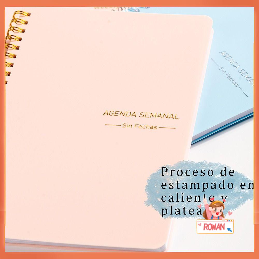 R-flower Notebook A5 Jadwal Organizer Perlengkapan Sekolah Weekly Planner