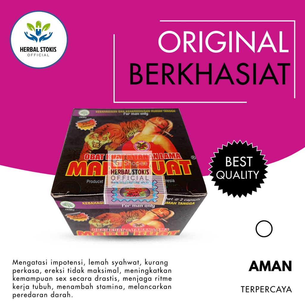 

Suplemen Kapsul Herbal Madu (Kuat) Asli Original Obat Stamina Pria (Kuat) Tahan Lama isi 20 Kapsul