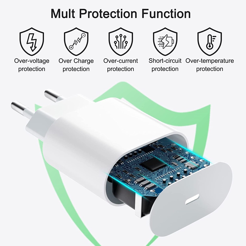 Adaptor Type c PD fast charging 12 Pro max | Power Adapter 11 Pro Max 13 mini X xs xr 8 plus 7 14 20W 18W Charger Batok usb tipec typec