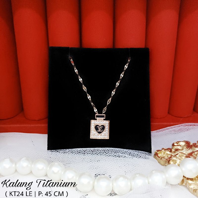 Kalung Titanium Wanita/ Kalung Titanium Mewah KT24-34 LE