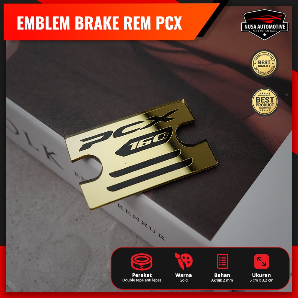 Emblem garnish minyak rem nmax aerox adv pcx beat scoopy vario genio