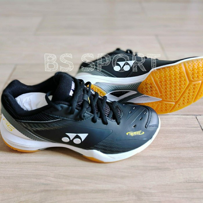 {MentariStore} SEPATU BADMINTON YONEX POWER CUSHION SHB65Z MEN SHB 65Z MEN ORIGINAL - BLACK 40 - 25.