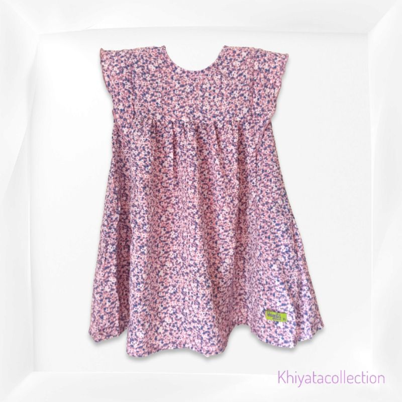 Dress bayi | Dress anak lucu | Baju anak perempuan | Dress bayi murah Crinkle