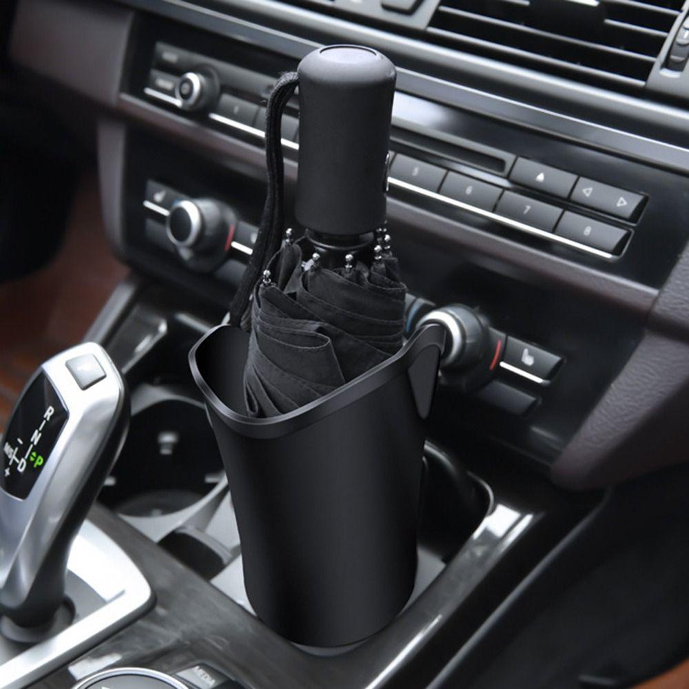 Lanfy Holder Payung Mobil Klip Pengait Penyimpanan Hemat Ruang Rak Tetap Onderdil Mobil Aksesoris Interior Auto Cup Holder Payung Lipat Cup Holder