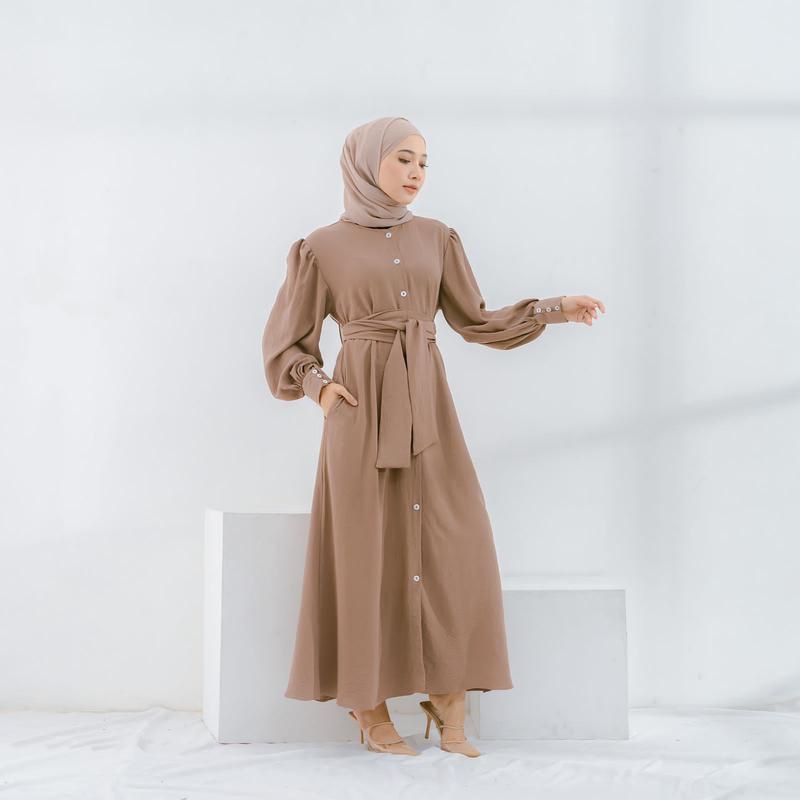 ilook | Mataram Midi Dress | Dres Wanita Modern