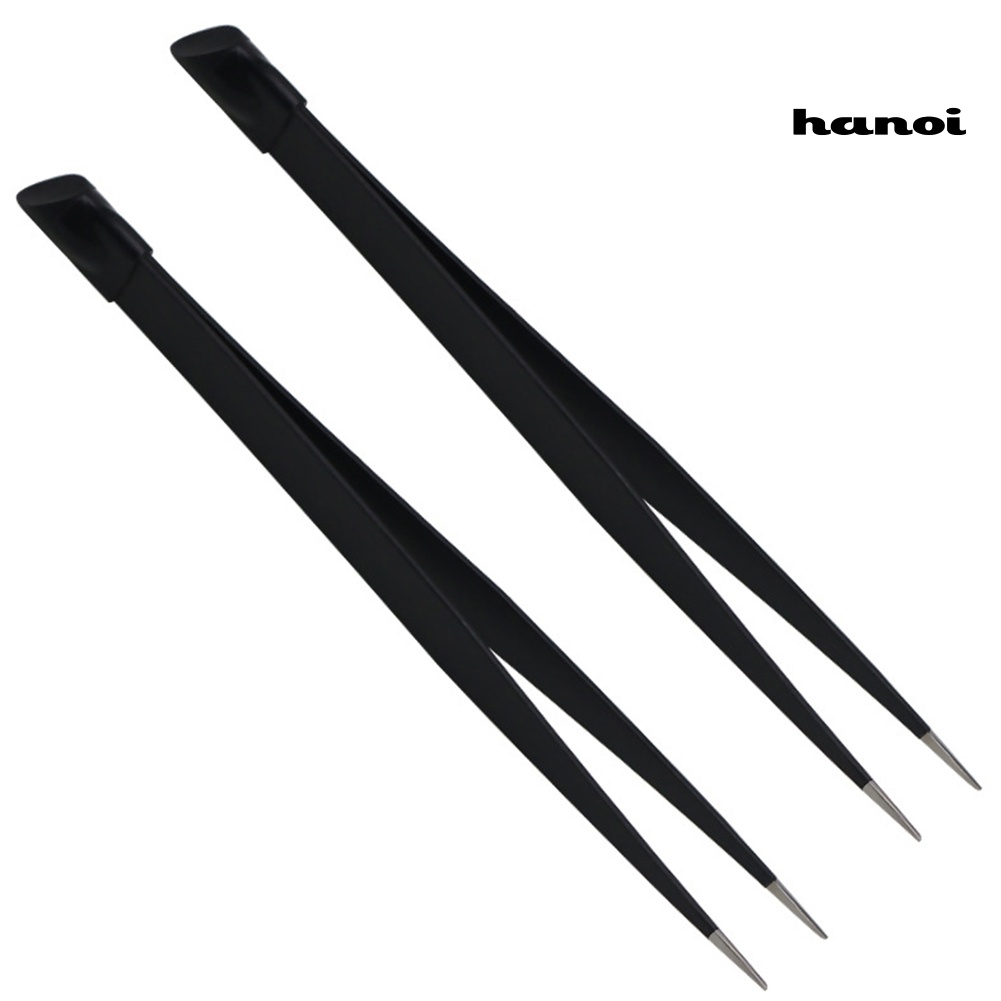 Hi * Stainless Steel Kepala Ganda Nail Art Nippers Pinset Klip Berlian Imitasi Pemetik Permata