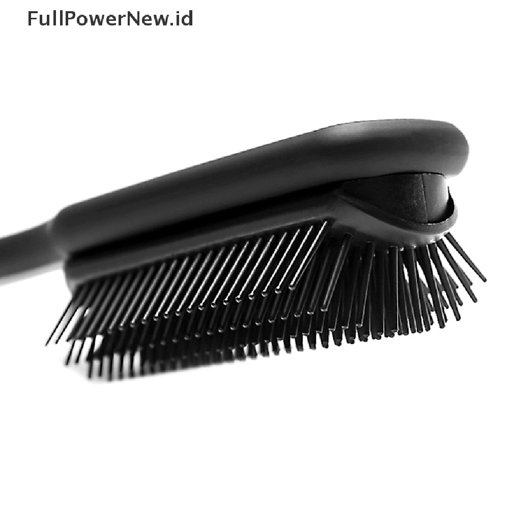 Power 9baris Styling Hair Brush Lurus Curly Rambut Detangling Sisir Sikat Salon ID