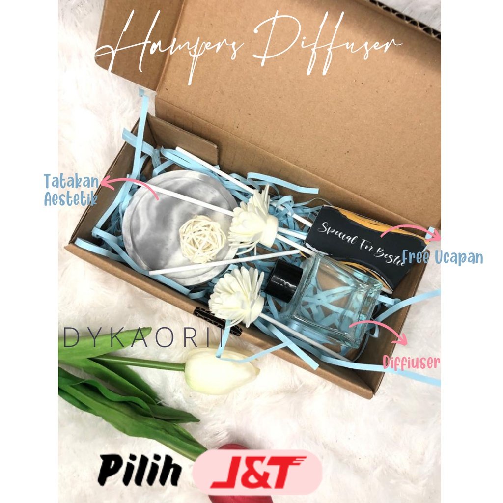 diffuser hampers reed diffuser kado ultah kado pernikahan ualng tahun wisuda sidang hampers aestheti