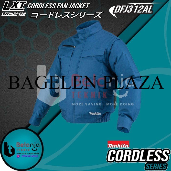 Obral Makita Cordless Fan Jacket Size L Jaket Kipas Angin Ukuran L DFJ312AL