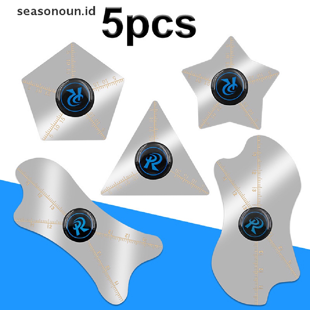 Seasonoun 5pcs 0.1mm ultra-Tipis Fleksibel stainless steel pry bar Linggis Kartu Pelepas Cocok Untuk Alat Perbaikan Ponsel.