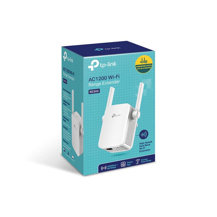 TPLINK RE305 AC1200 Wi-Fi Range Extender Dual Band LED AC1200 M6