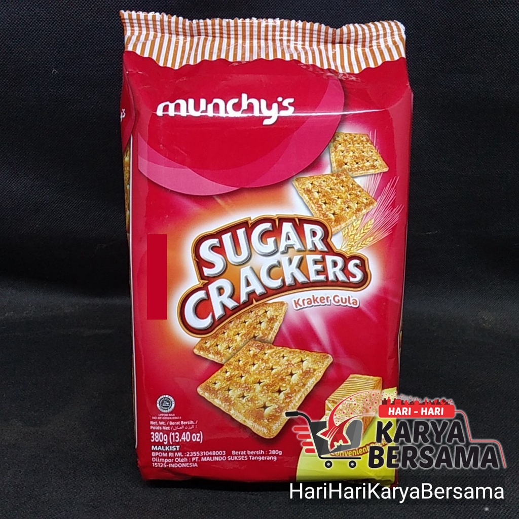 

MUNCHY'S SUGAR CARCKERS 380GR