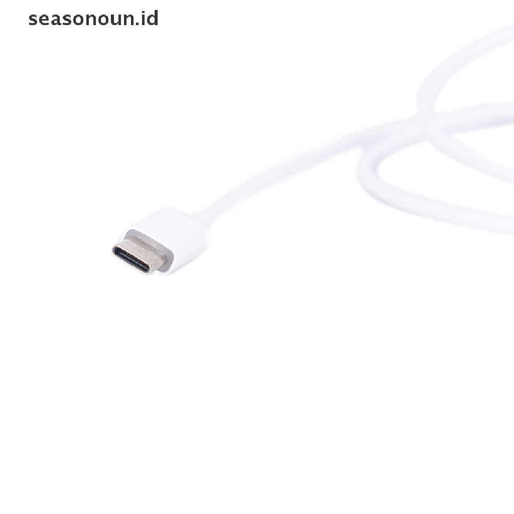 Seasonoun Type-C 3.1 Male to USB-C Male Charger Fast Charging Sync Kabel Listrik Data.