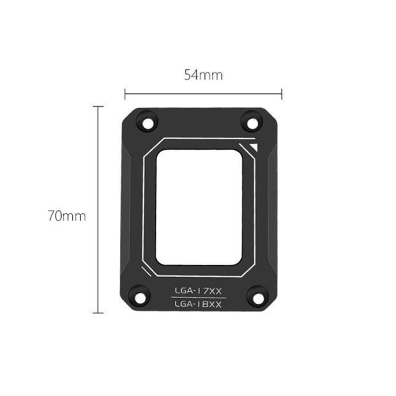 Zzz LGA1700-BCF Gesper Frame Plat Tekanan CPU Stres Bending Koreksi Fixer LGA1700-BCF CPU Bending Corrector Alumin