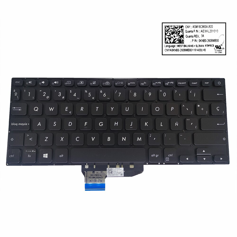 PREORDER NE SP TR HU SW AR JP Laptop backlit keyboard for Asus vivobook S430 X430 X430UA X430FN FA S