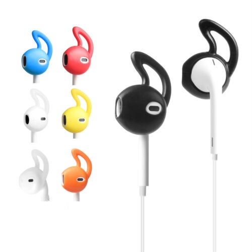 Lengan Silikon Kompatibel Dengan Apple AirPods Air Pod Ear Hooks Earbud Holder Silikon Lembut Earpods Earbud Cover Earphone Perlindungan Plug Earhook Memakai Perangkat Aksesoris