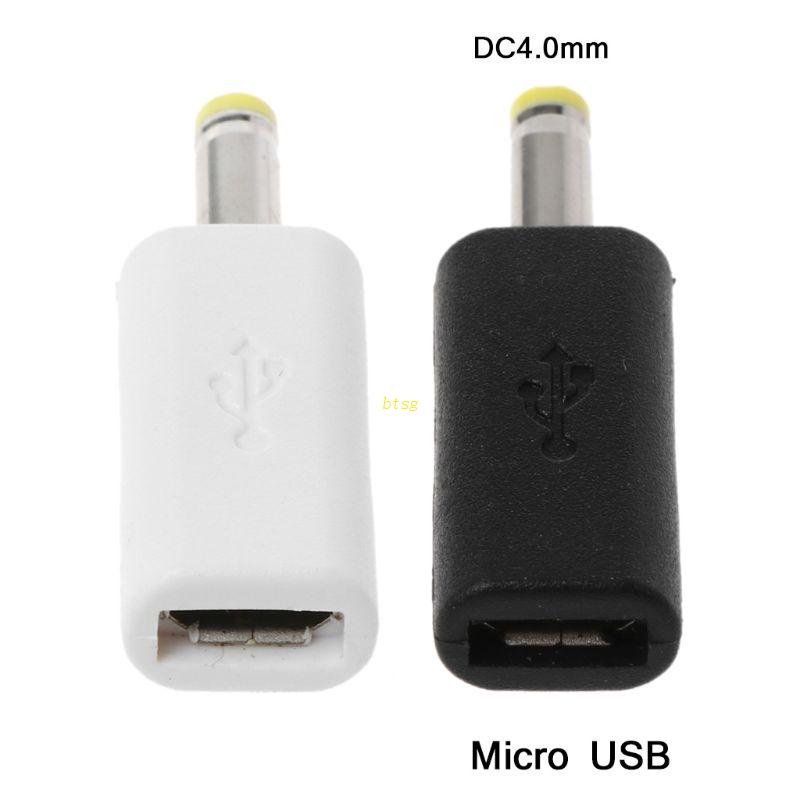 Btsg Micro USB Female Ke Untuk DC 4.0x1.7mm Male Plug Power Adapter Charging Connector