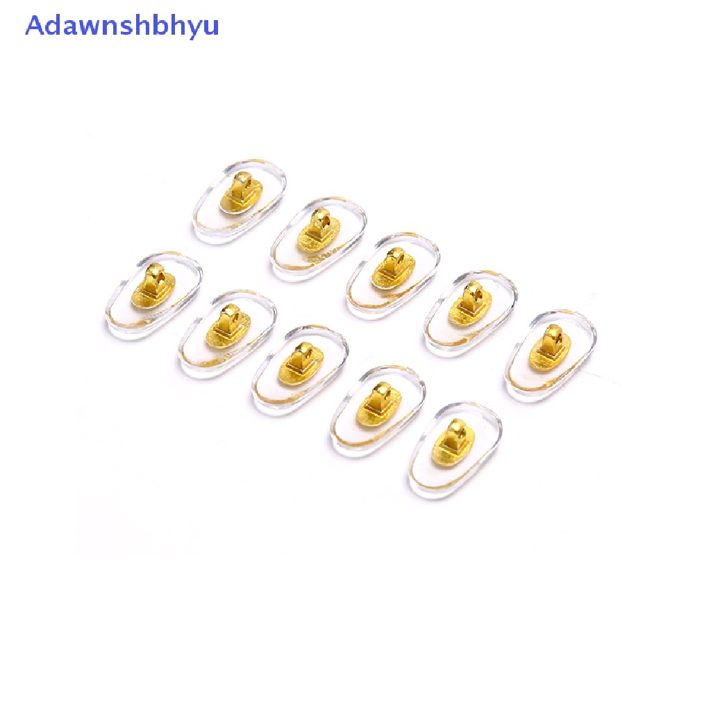 Adhyu 10pasang Bantalan Hidung Anti Slip Bahan Silikon Untuk Kacamata Eyeglasses Accessories ID